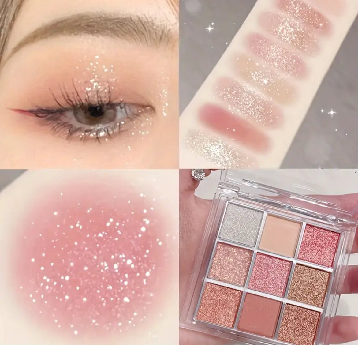 9 colour eyeshadow palette