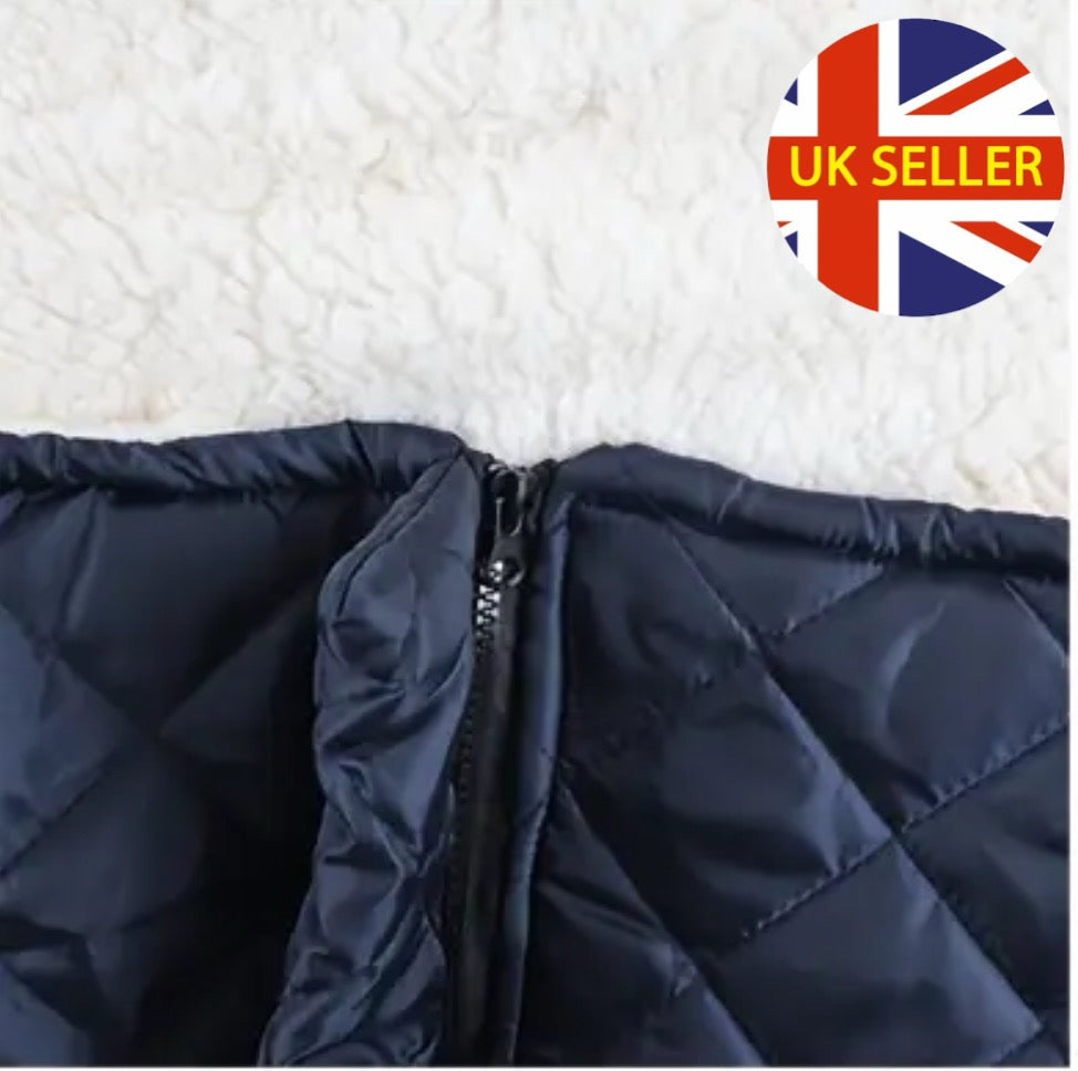 Warm thick winter blanket with zip