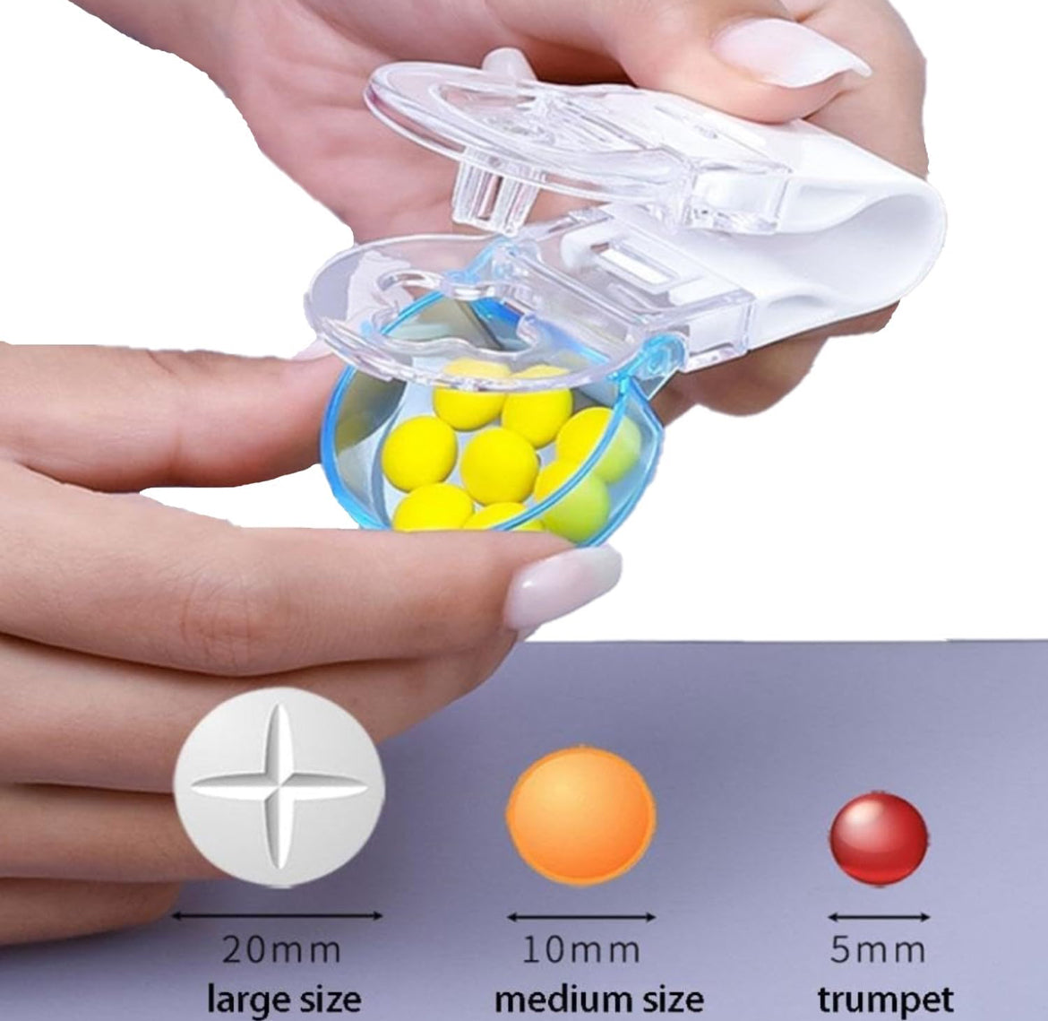 Pill dispenser and storage box.