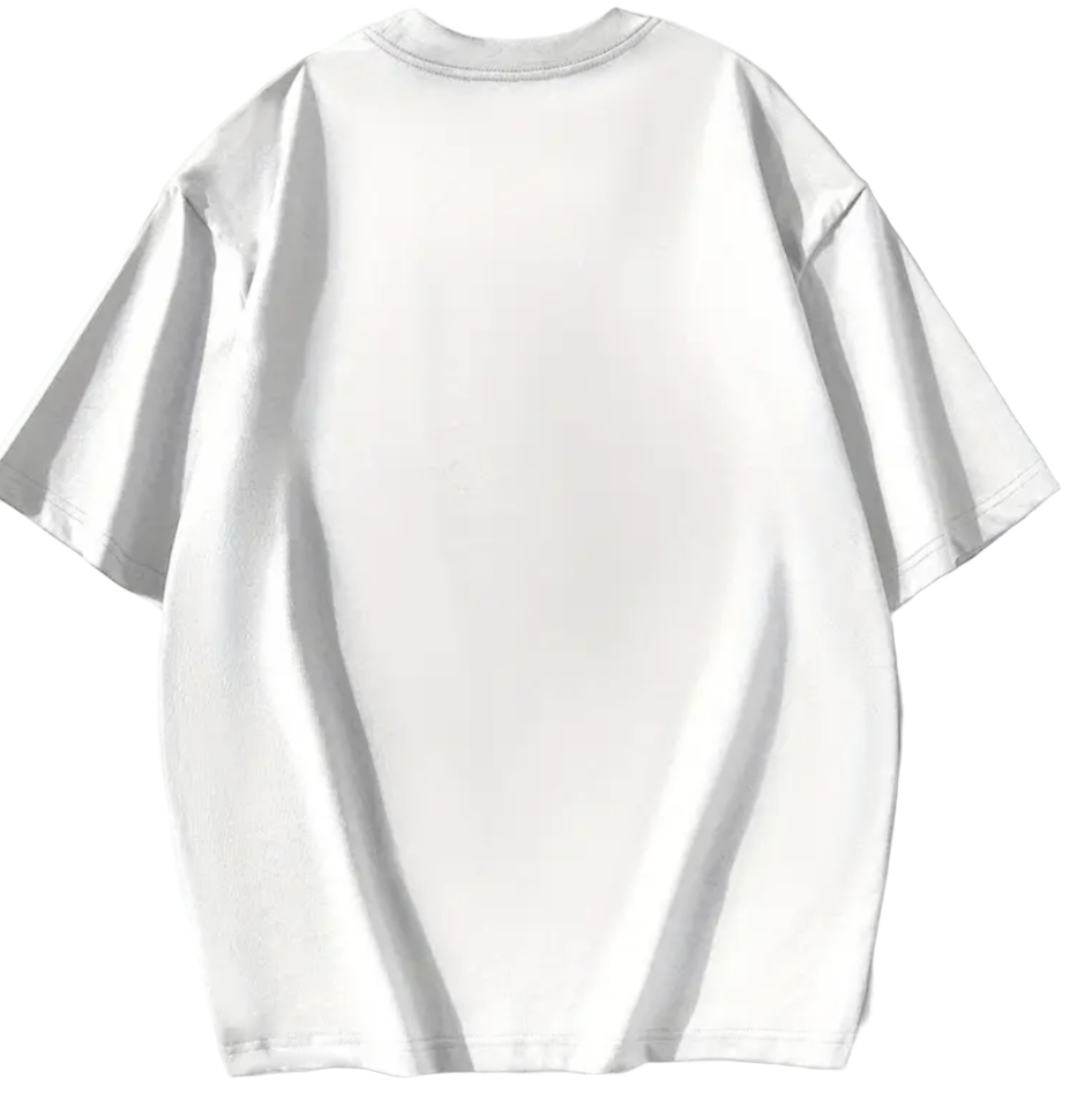 White t-shirt on a light gray background with a 'Temu' logo at the top.