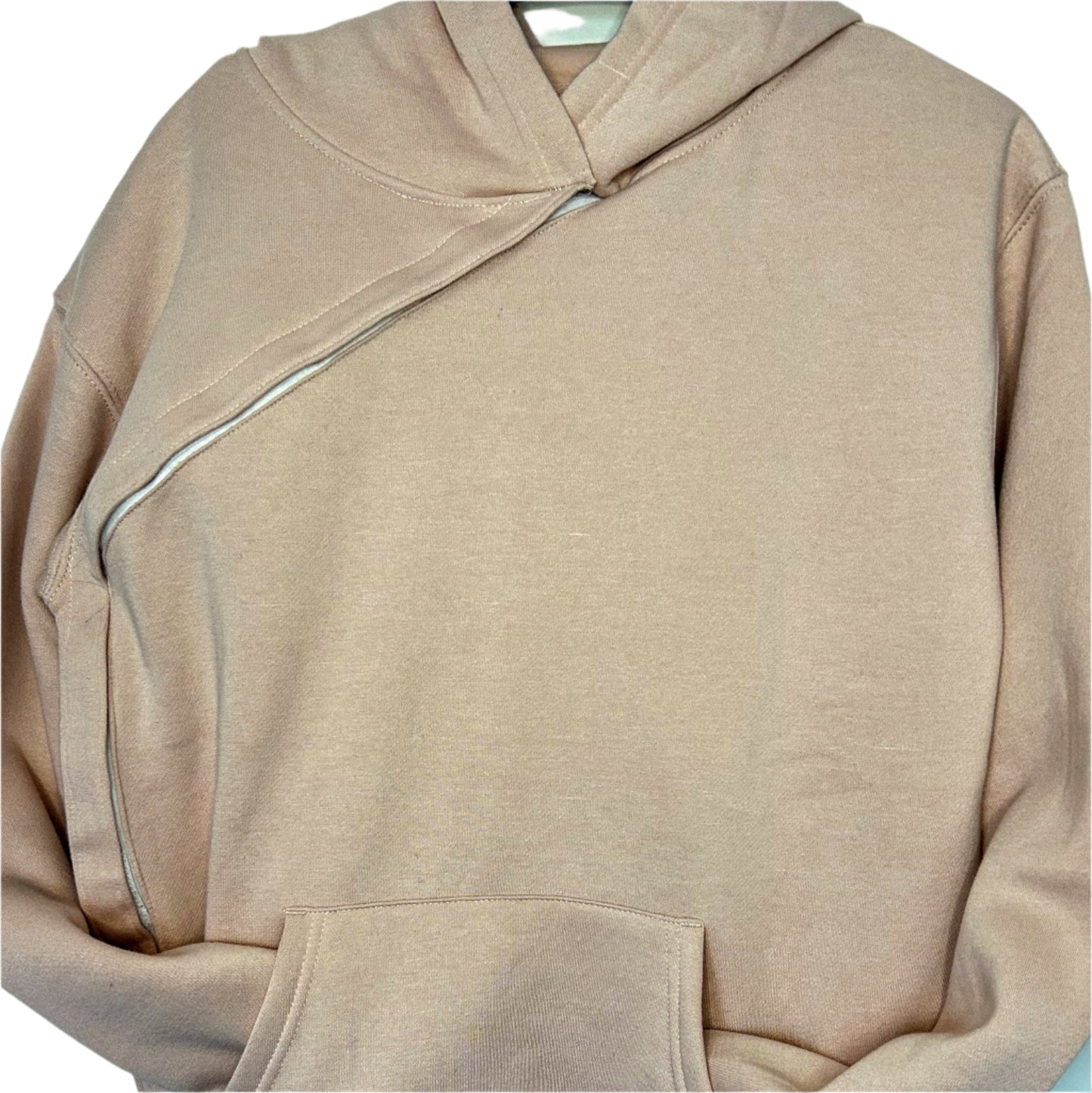 Adaptive Hoodie Front Velcro Fastening