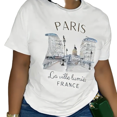 Adaptive T-Shirt With Rear Opening