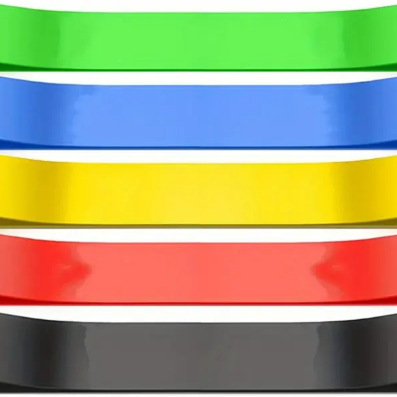 Rehabilitation Resistance Bands - 5 Pack
