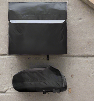 Large capacity wheelchair bag  with Velcro closure